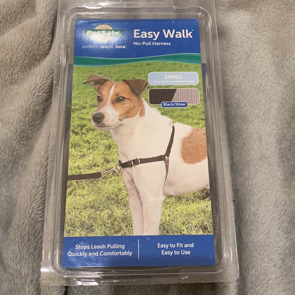 New PetSafe Easy‎ Walk No Pull Dog Harness Adjustable Nylon Small Black /…